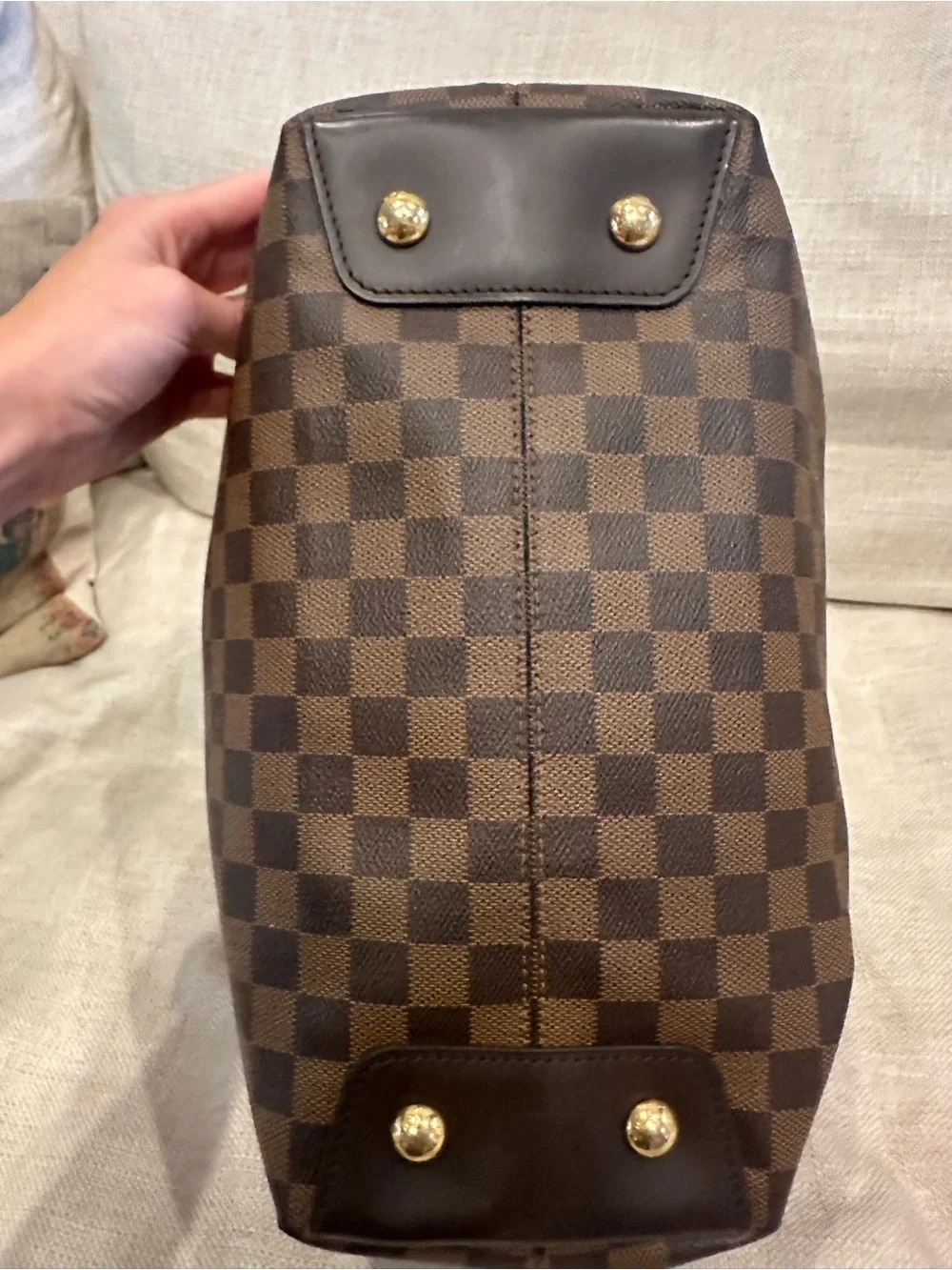 Louis Vuitton Doumo Damier Hobo Shoulder Bag